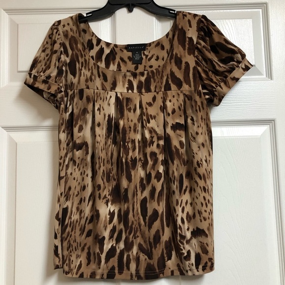 Rafaella women’s size medium blouse short … - Picture 1 of 5